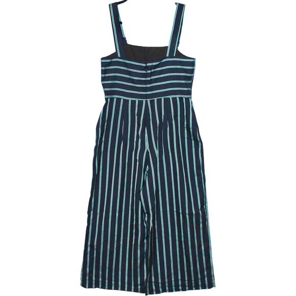 BCBGeneration Navy Buckle Strap Jumpsuit Size 10 - Picture 7 of 8